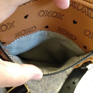 XOXO Brown Logo Purse